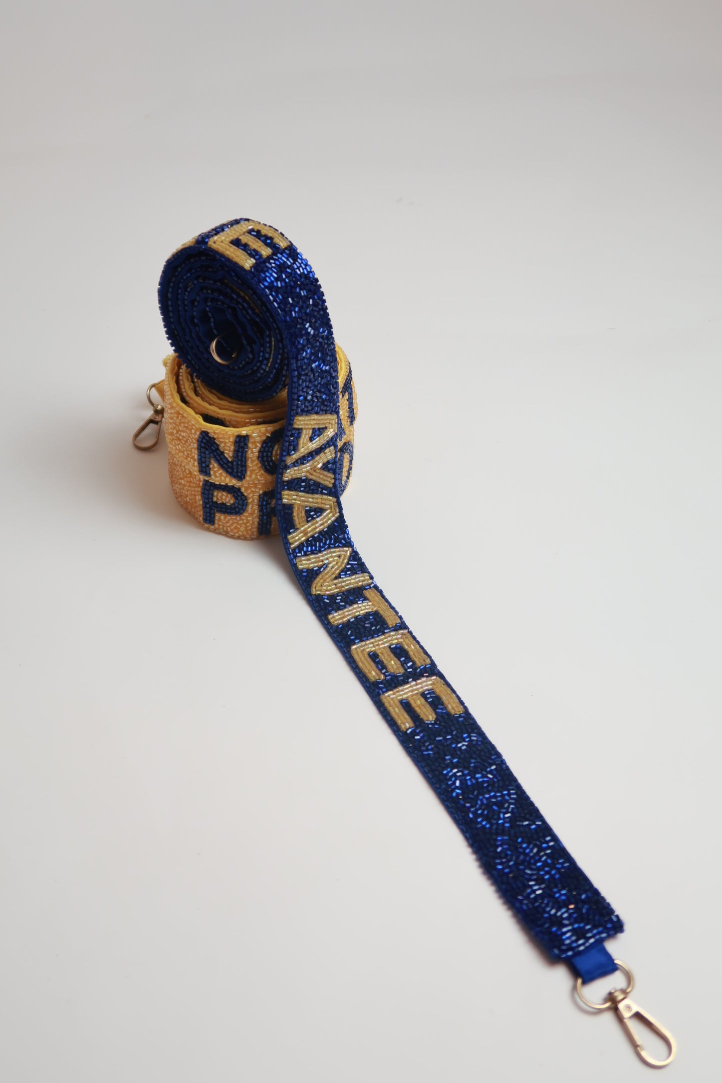 Custom Beaded Game Day Purse Straps